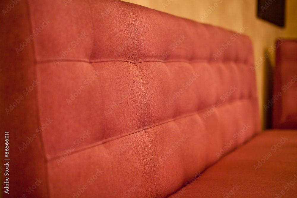 Red Sofa in the cafe