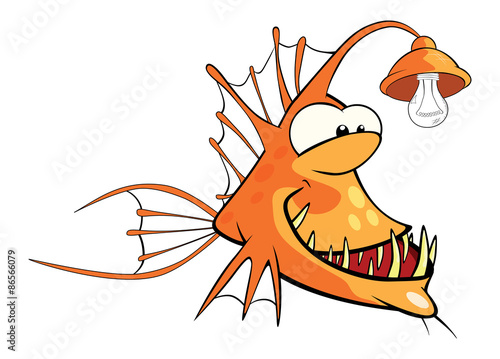 Monkfish Deep-water fish Cartoon