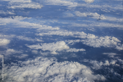 Aerial sky and clouds background © nawaj
