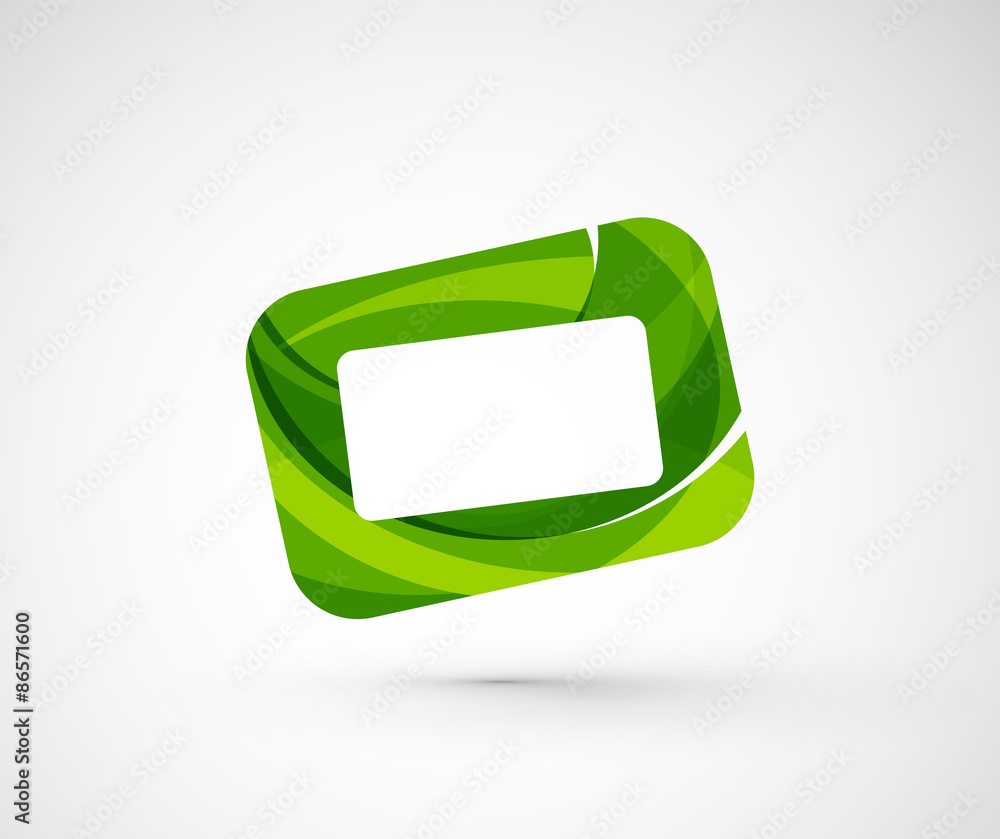 Abstract geometric company logo frame, screen Abstract geometric company logo frame, screen
