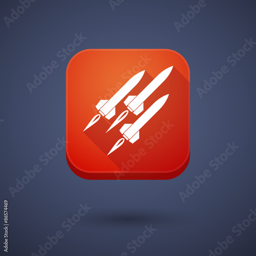 App button with missiles