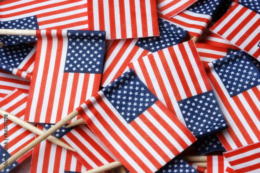 American Flag Toothpicks Stock Photo | Adobe Stock