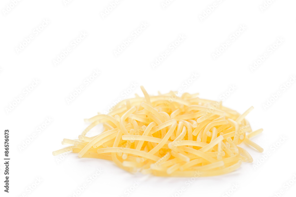 Fototapeta premium Pile of pasta vermicelli