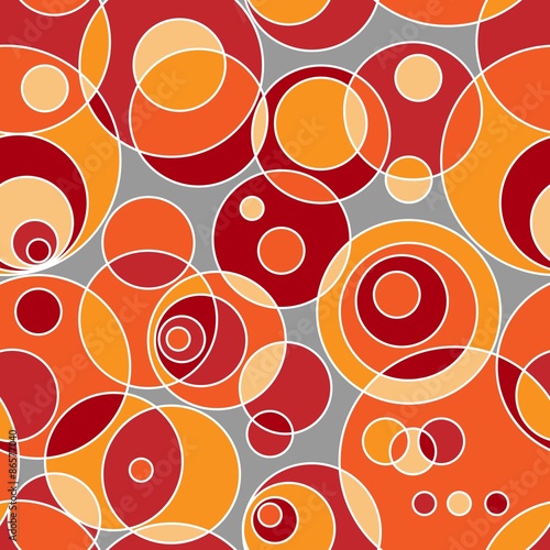 Seamless texture with rings. Abstract background