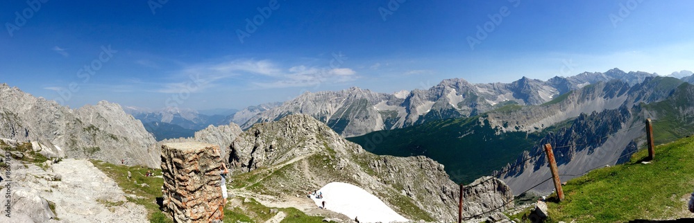 Fototapeta premium Alpenpanorama