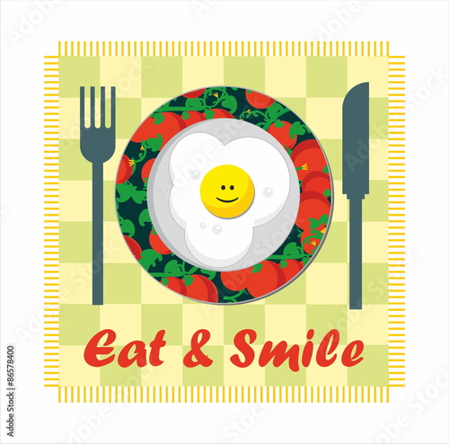 Eat & Smile - fried egg