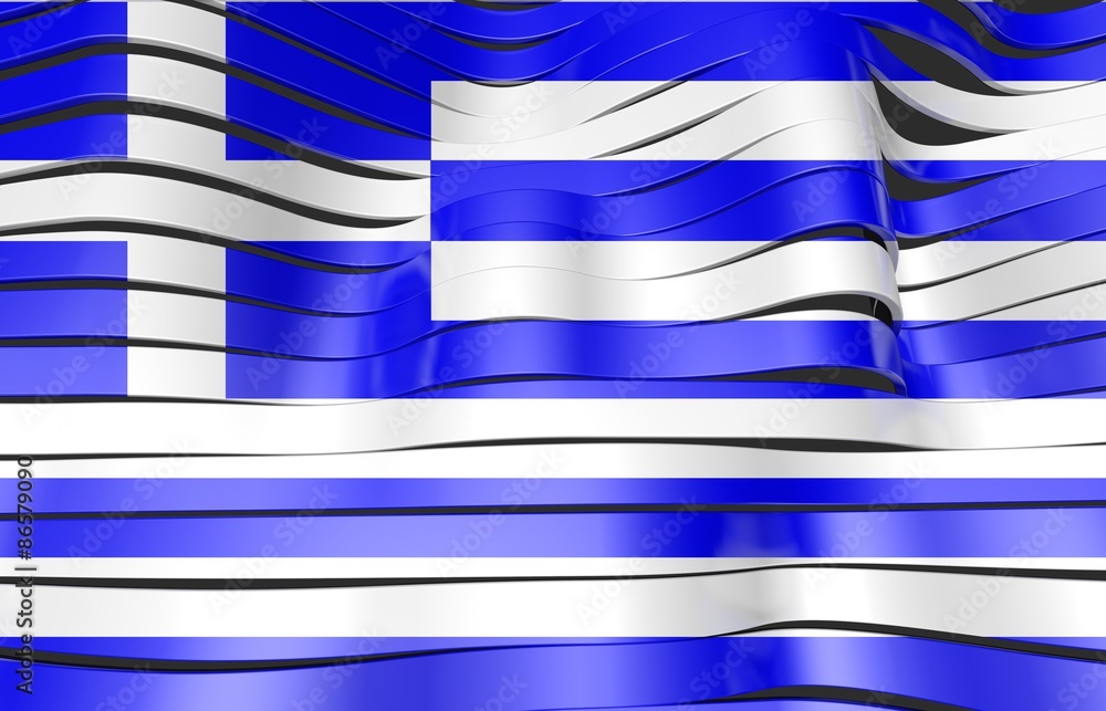 Obraz premium greece flag