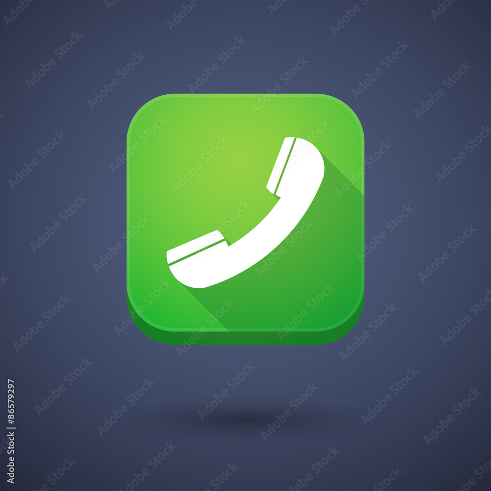App button with a phone App button with a phone