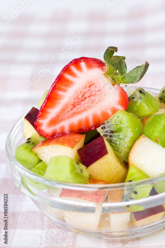 Strawberry and fruit salad