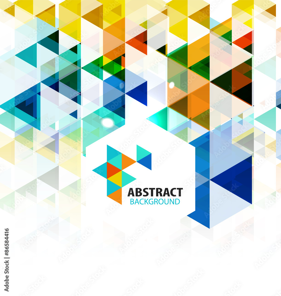 Geometric abstract polygonal background Geometric abstract polygonal background