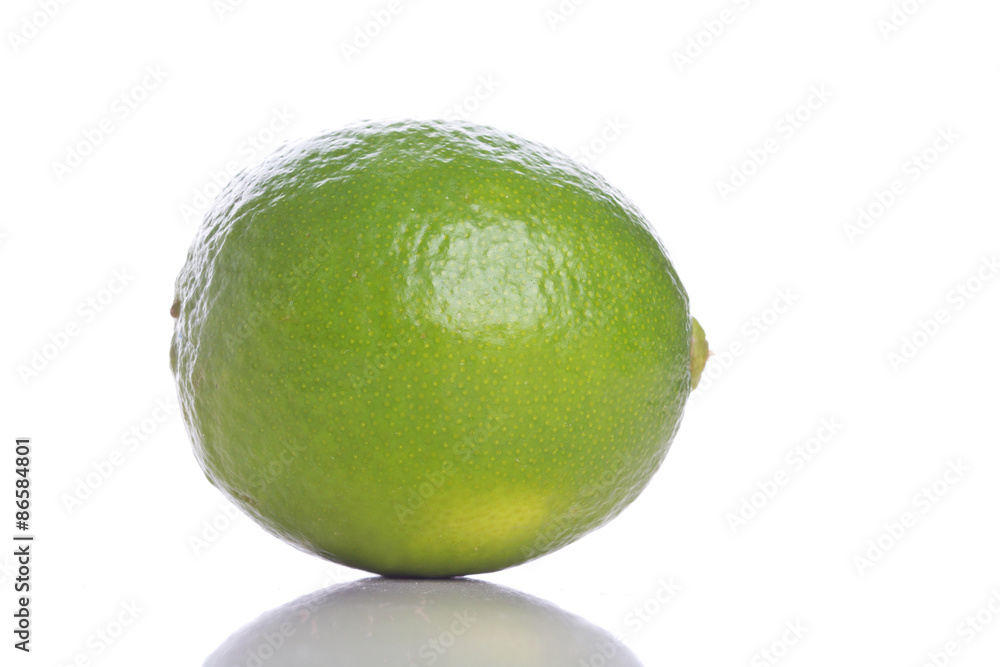 Lime on white Lime on white