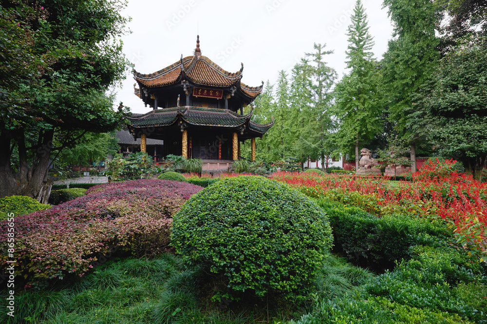 Qingyang Gong temple Chengdu Sichuan China Qingyang Gong temple Chengdu Sichuan China