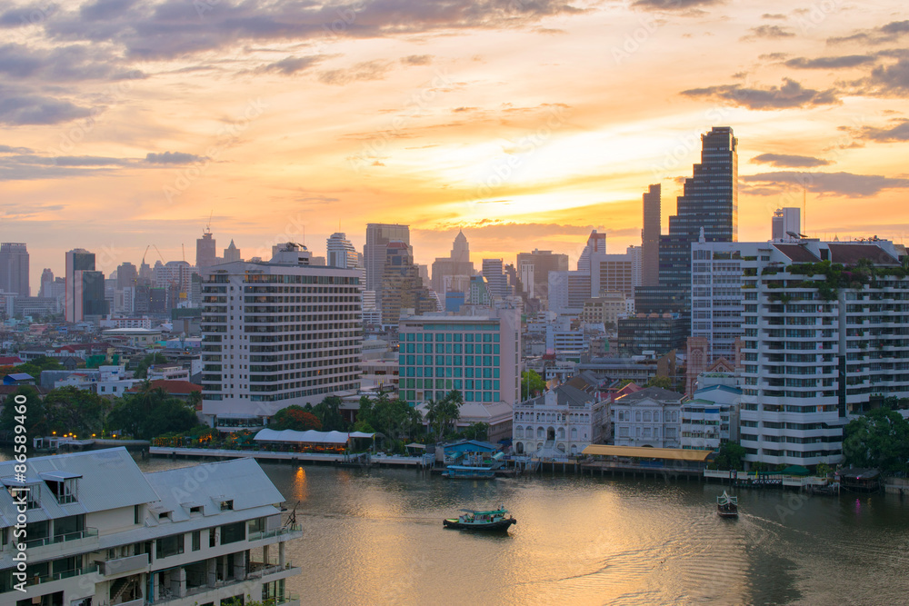 Obraz premium Bangkok skyline