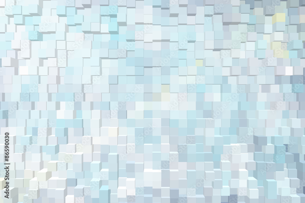 Abstract background of 3d blocks