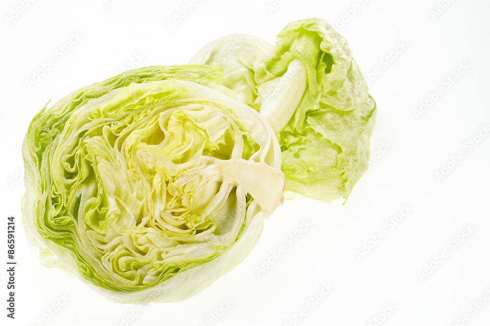 Lettuce isolated on white background Lettuce isolated on white background