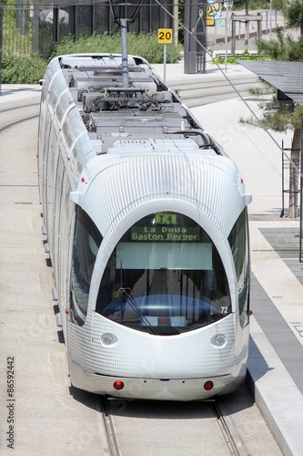Tramway in Lyon, France