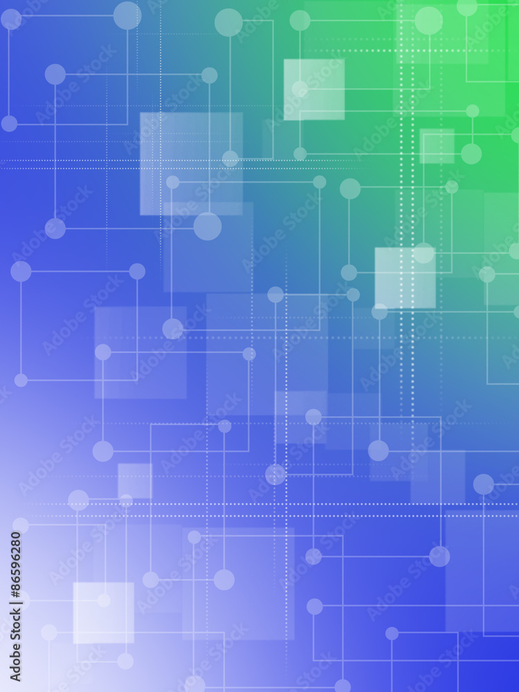 Blue and Green technology background Blue and Green technology background