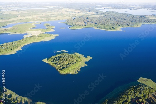 Aerial view of Mazury photo