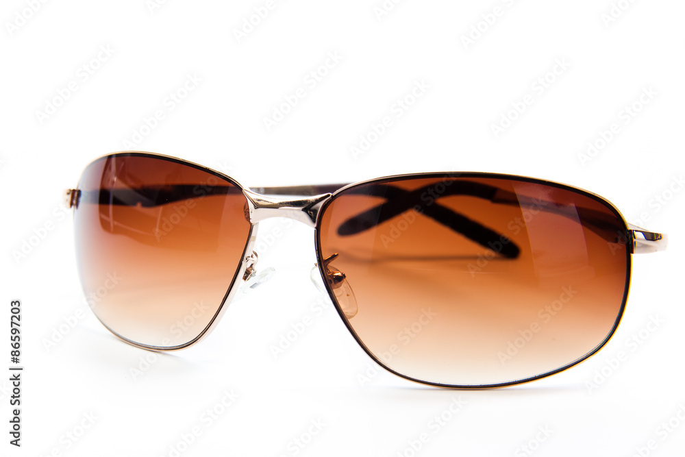 sunglasses isolated on the white background sunglasses isolated on the white background
