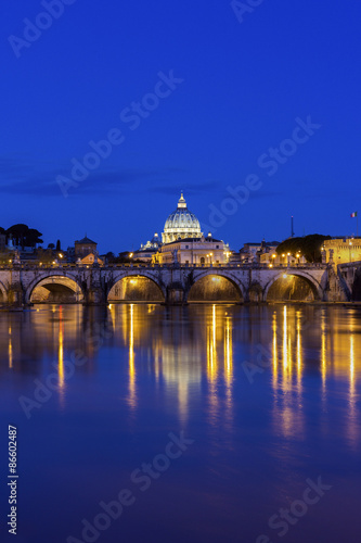 View on St. Peter s Basilica in Rome