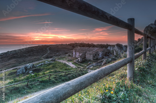 Sunset in Peninha photo