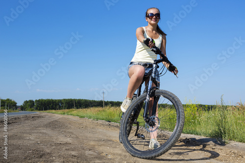 Summer bike walk