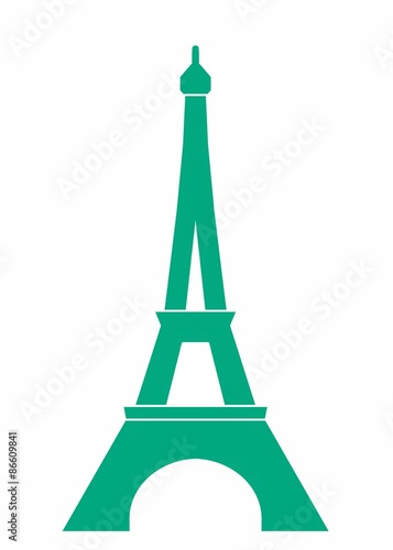 Tour Eiffel verte