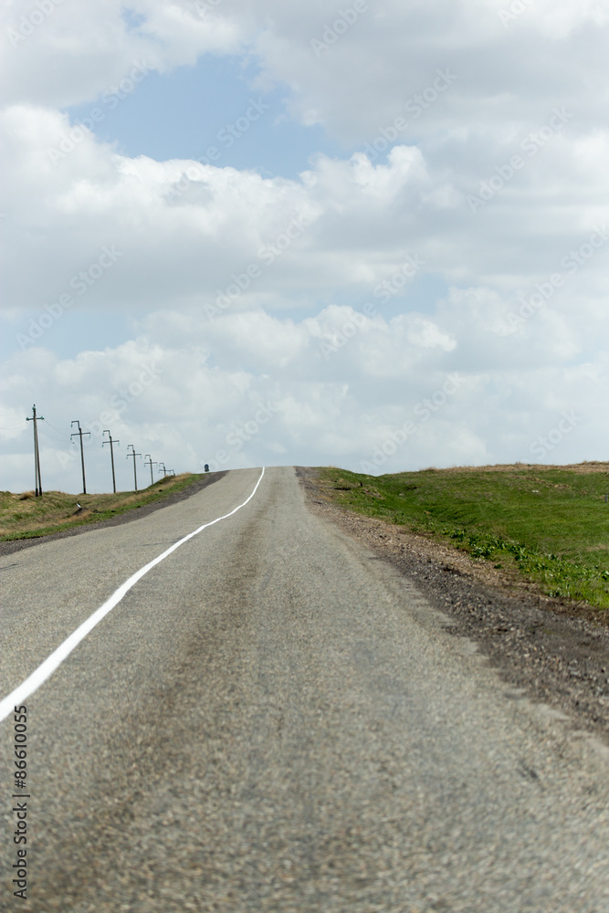 asphalt road