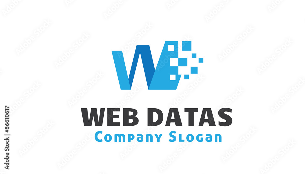 Web Datas Logo template