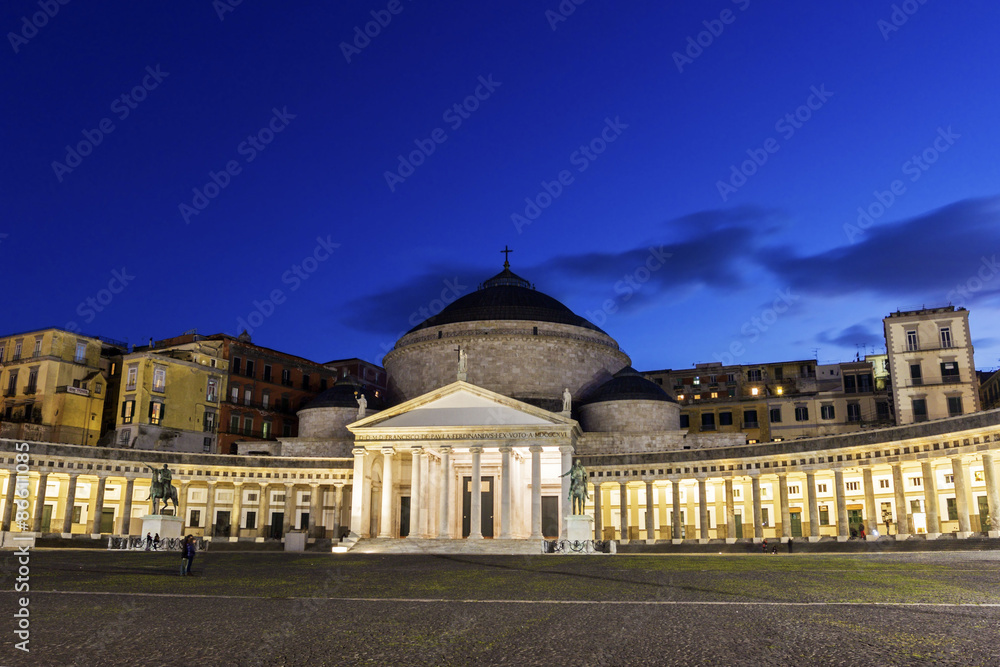 Basilica Reale San Francesco di Paola in Naples, Italy