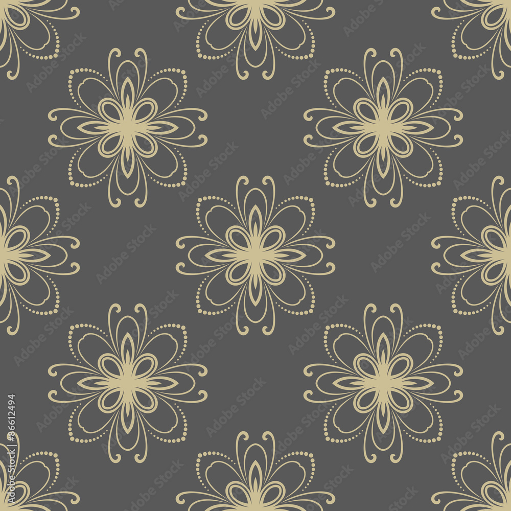 Fototapeta premium Floral Seamless Pattern