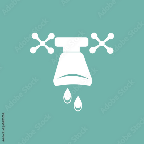 Water tap icon photo