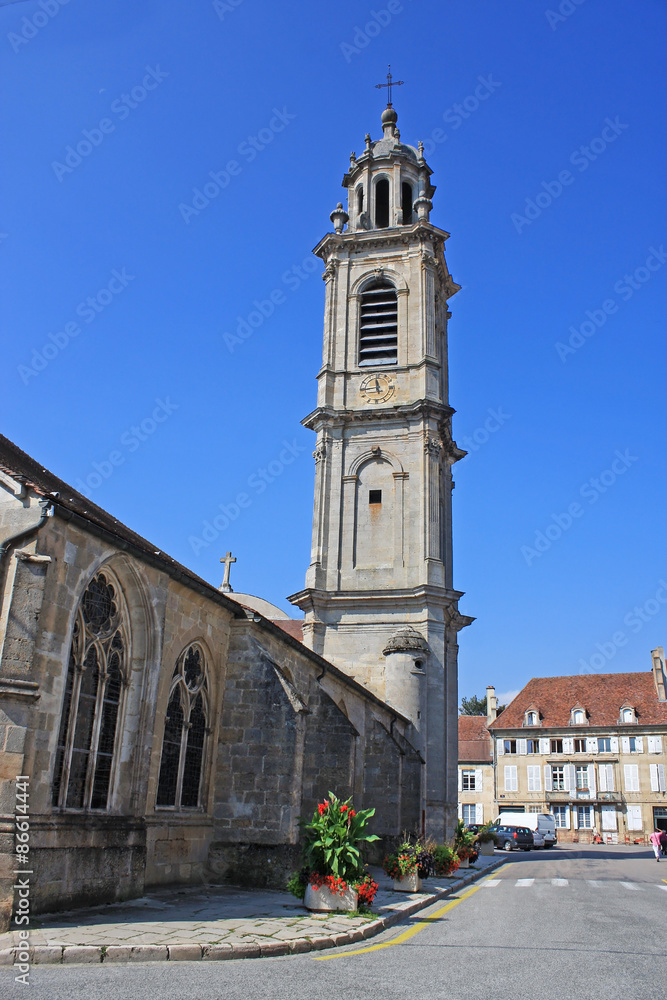 Fototapeta premium St Martin church, Langres