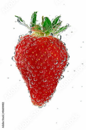 Strawberry and bubbles