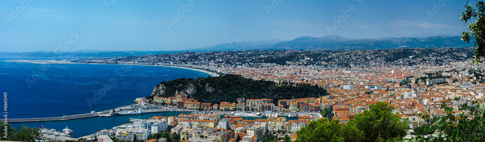 Nice panoramic view, France. Travel concept.