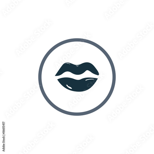 Woman mouth icon