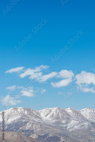 Winter mountains in Qusar region of Azerbaijan © Elnur