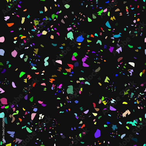 pattern seamless texture stain spray multicolor on black