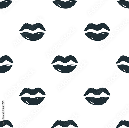 Woman mouth icon