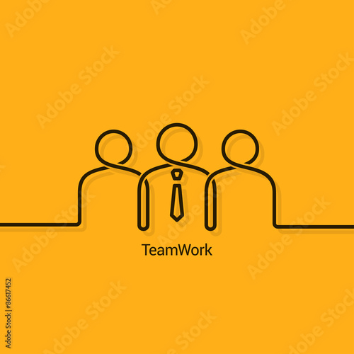 teamwork business concept design background