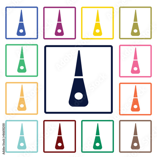Nail polish icon