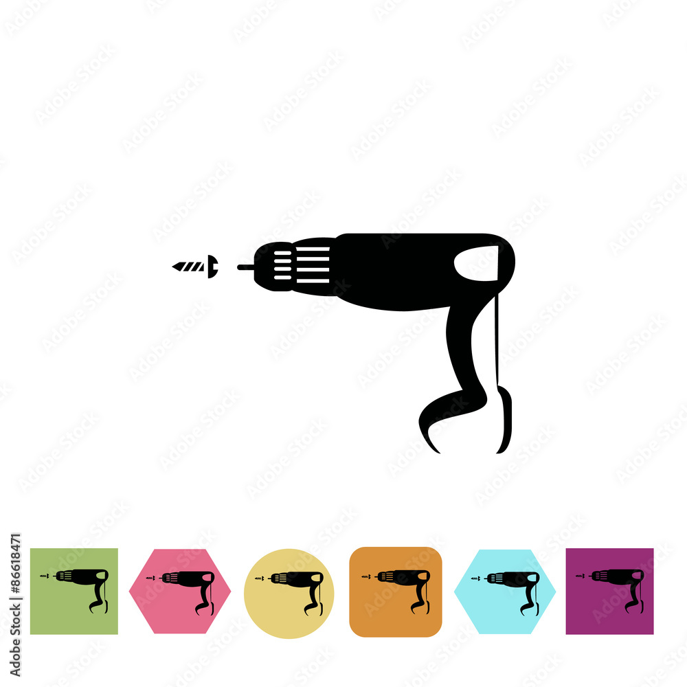 Electric drill icon