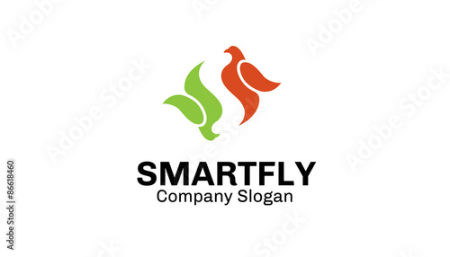 Smart Fly Logo template