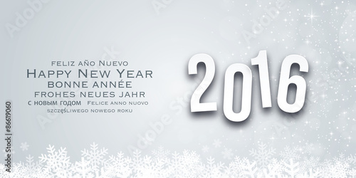 Carte de voeux - Happy New Year 2016