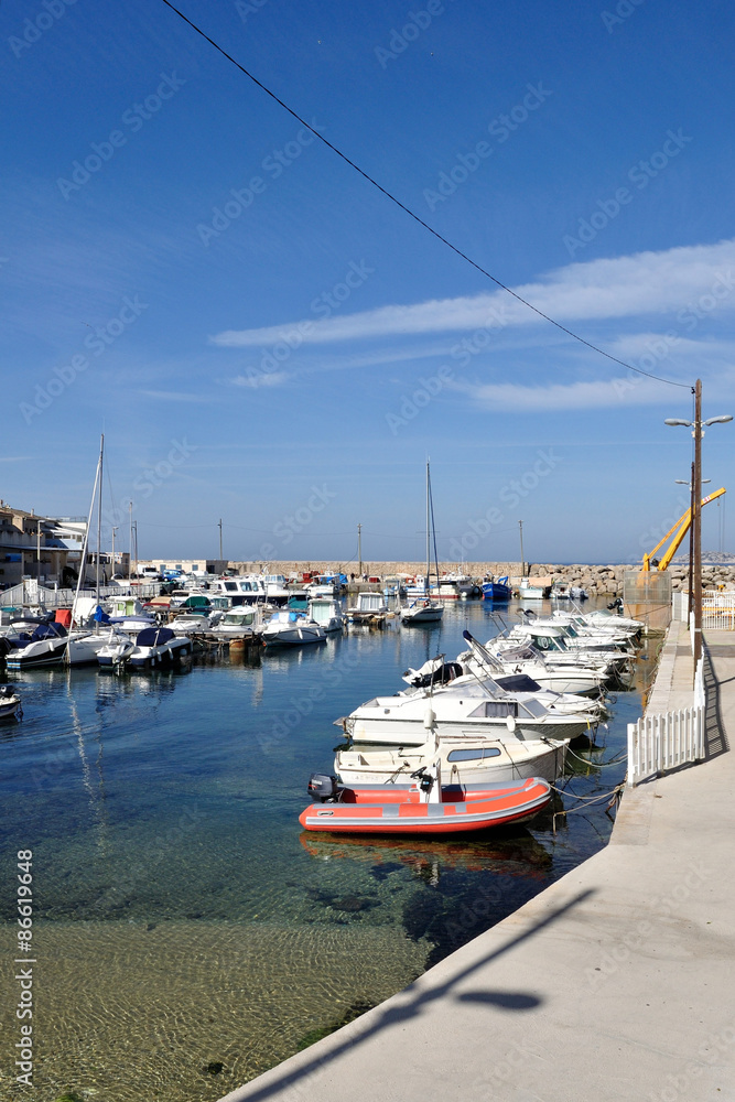 petit port de la madrague, Marseille