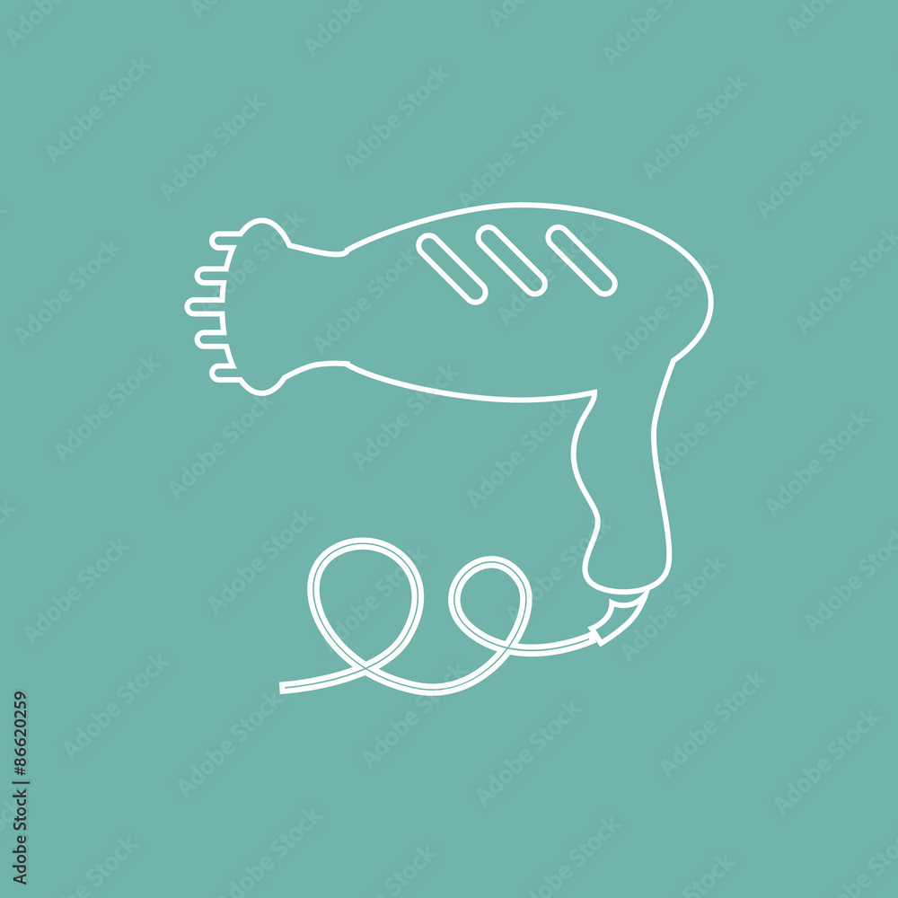 Hair dryer icon Hair dryer icon