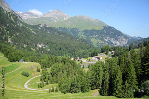 Oberhalbstein bei Sur/Marmorera, Graubünden