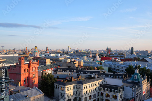 view of the center of Moscow, Russia