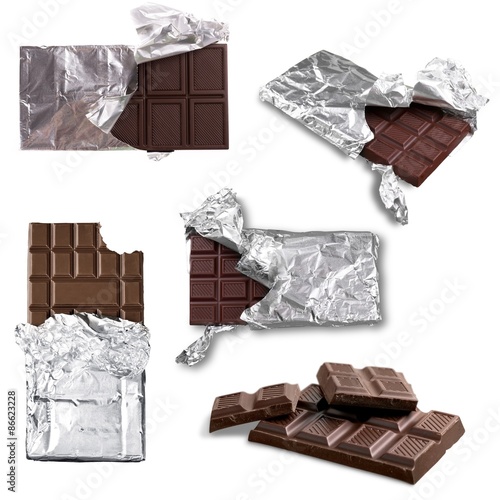 Candy Bar, Chocolate, Foil.
