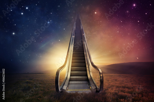 Escalator sky